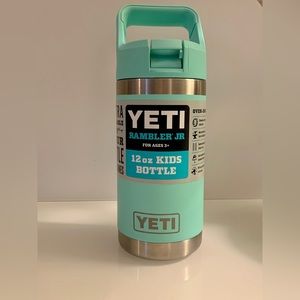 YETI Rambler Jr • 12 oz bottle • Seafoam